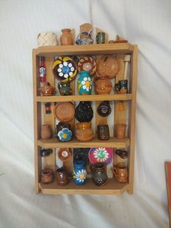 Mexican Pottery Display