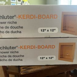 Schluter Shower niche