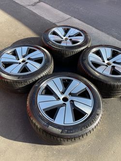 PORSCHE TAYCAN NEW OEM FACTORY GENUINE 19" WHEELS AND TIRES