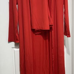 Red dress Two Piece 