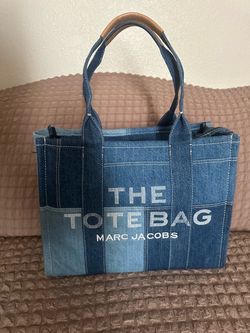 Denim blue large Marc jacobs tote bag