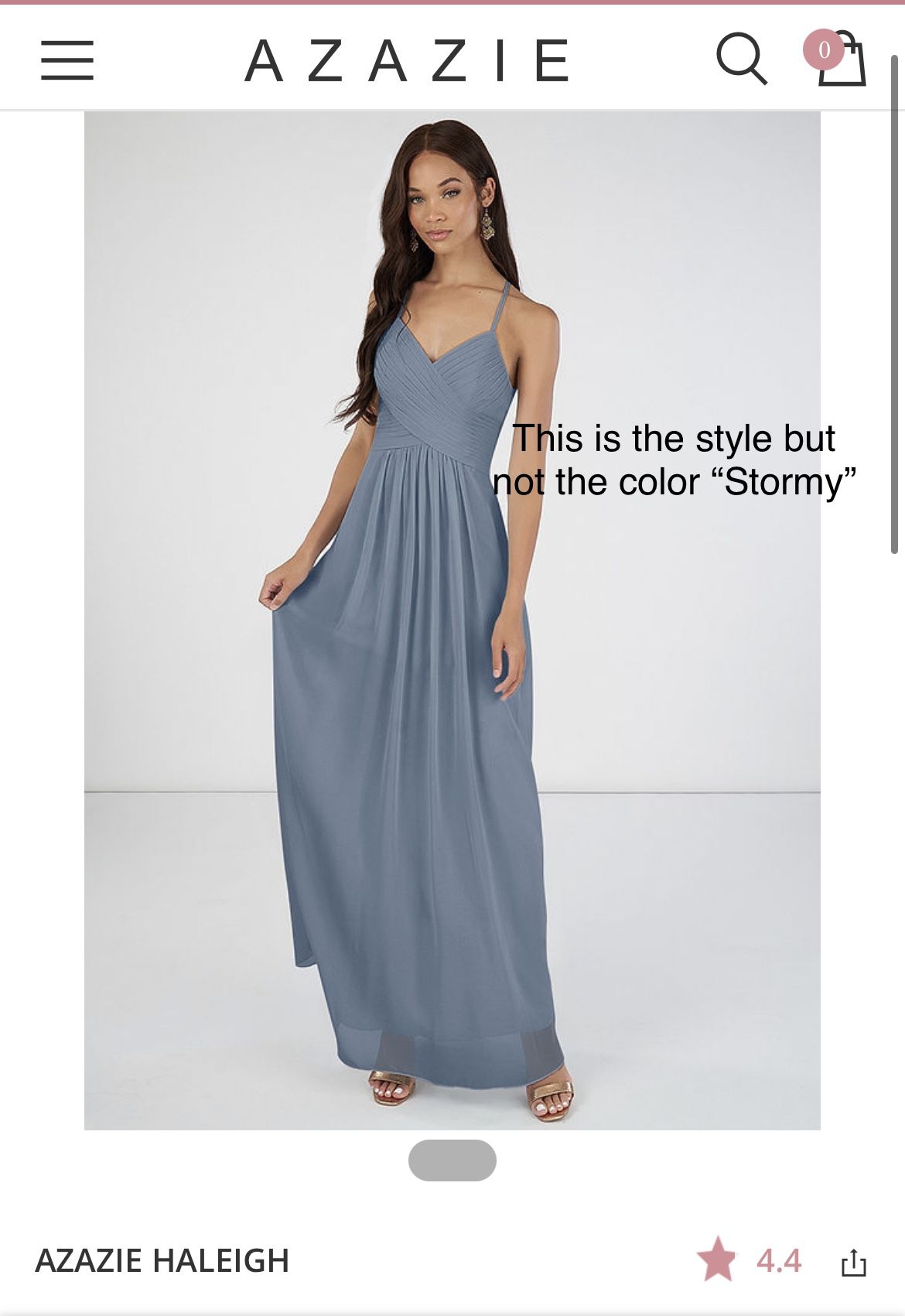 2 Azazie Dresses- Same Color