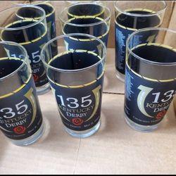 Kentucky Derby Mint Julep Glasses Collectible Memorabilia 14 Glass Lot