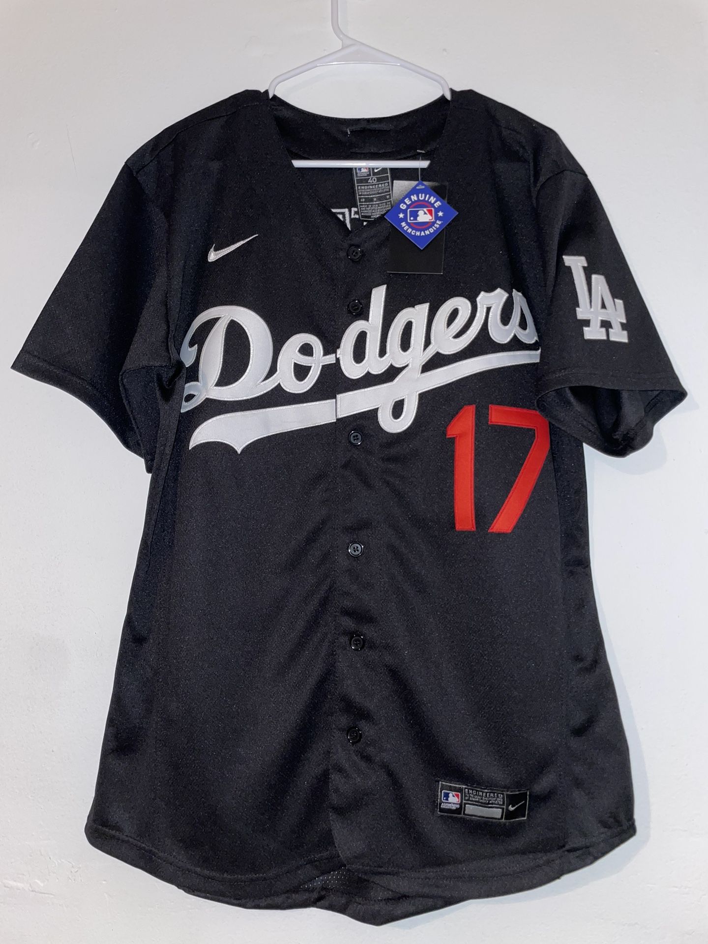 Dodgers Ohtani Jersey Men black