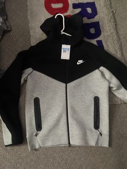 Black/Grey Nike Tech Zip Up Jacket
