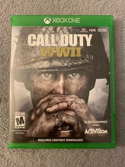 Call Of Duty WWII Xbox One Video Game World War 2 Activision Sledgehammer 2017
