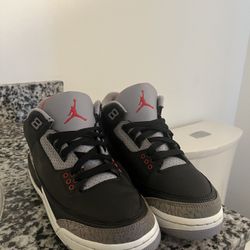 Jordan’s 3’s Retros black cement 