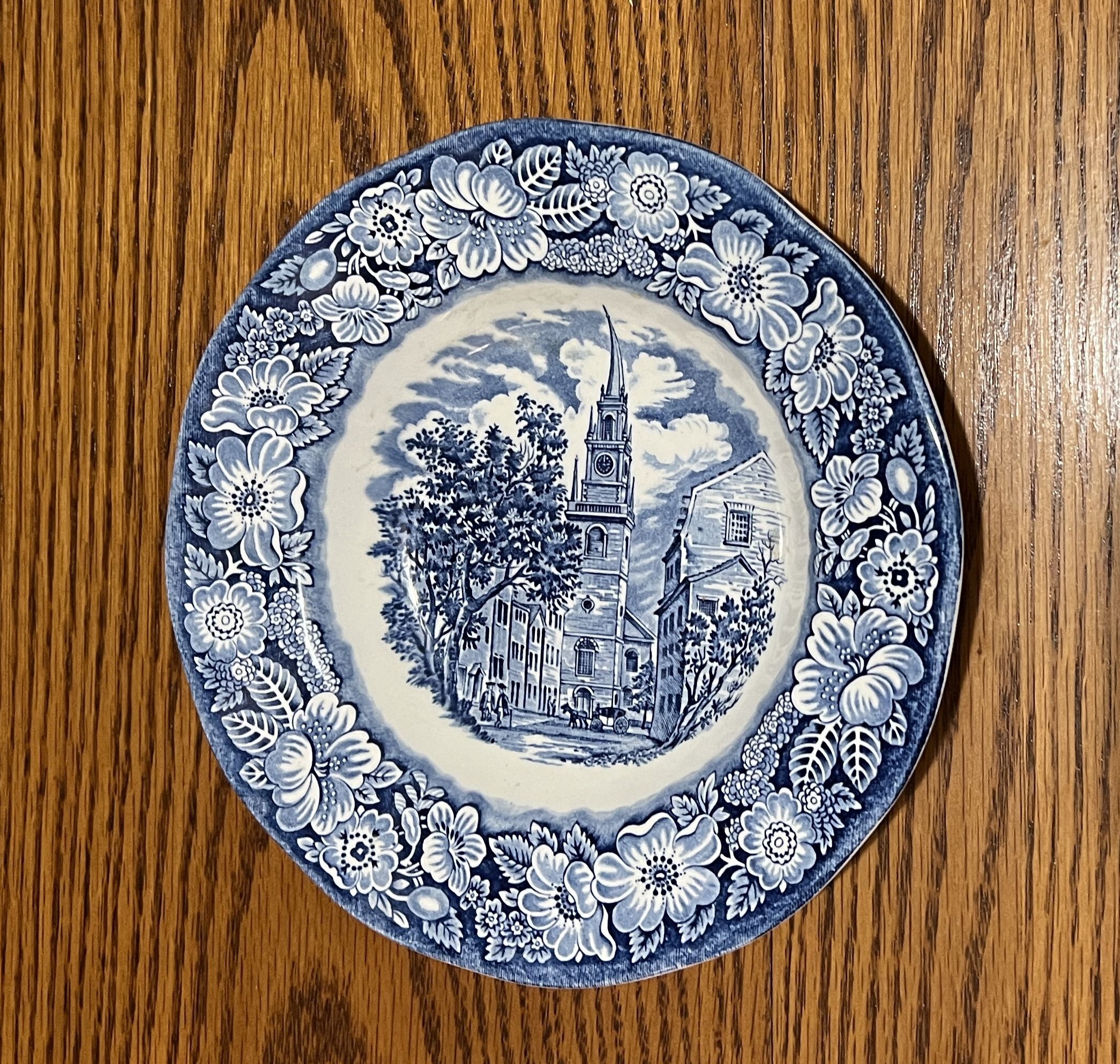Vintage Liberty Blue Dinner Plate