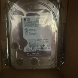6TB Western Digital Purple Hard Drive – Reliable & High Capacity