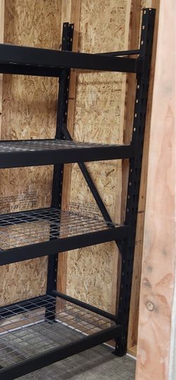 Husky metal shelves