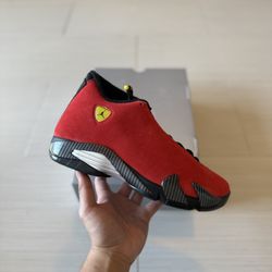 Nike Air Jordan Retro 14 Ferrari Size 9