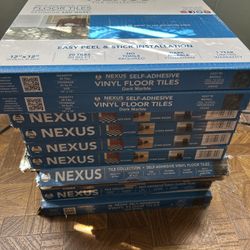 NEXUS Adhesive Vinyl  Tile  12x12  10 Boxes 