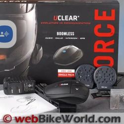 Uclear Headset For Motorcycle Helmet