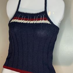Prince & Fox Woven Halter Top