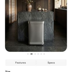 NEW UNOPENED SIMPLEHUMAN 45L Trashcan