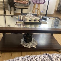 Coffee Table And 2 End Tables