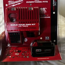 M18 18-Volt Lithium-Ion XC Starter Kit with One 5.0Ah Battery and Charger