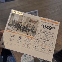 5pc Dining Room Table