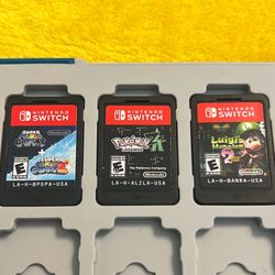 Nintendo Switch Games. Super Mario Galaxy 1-2, Pokémon Legends ZA, Luigi’s Mansion 2. $50 Each Or All 3 For $135