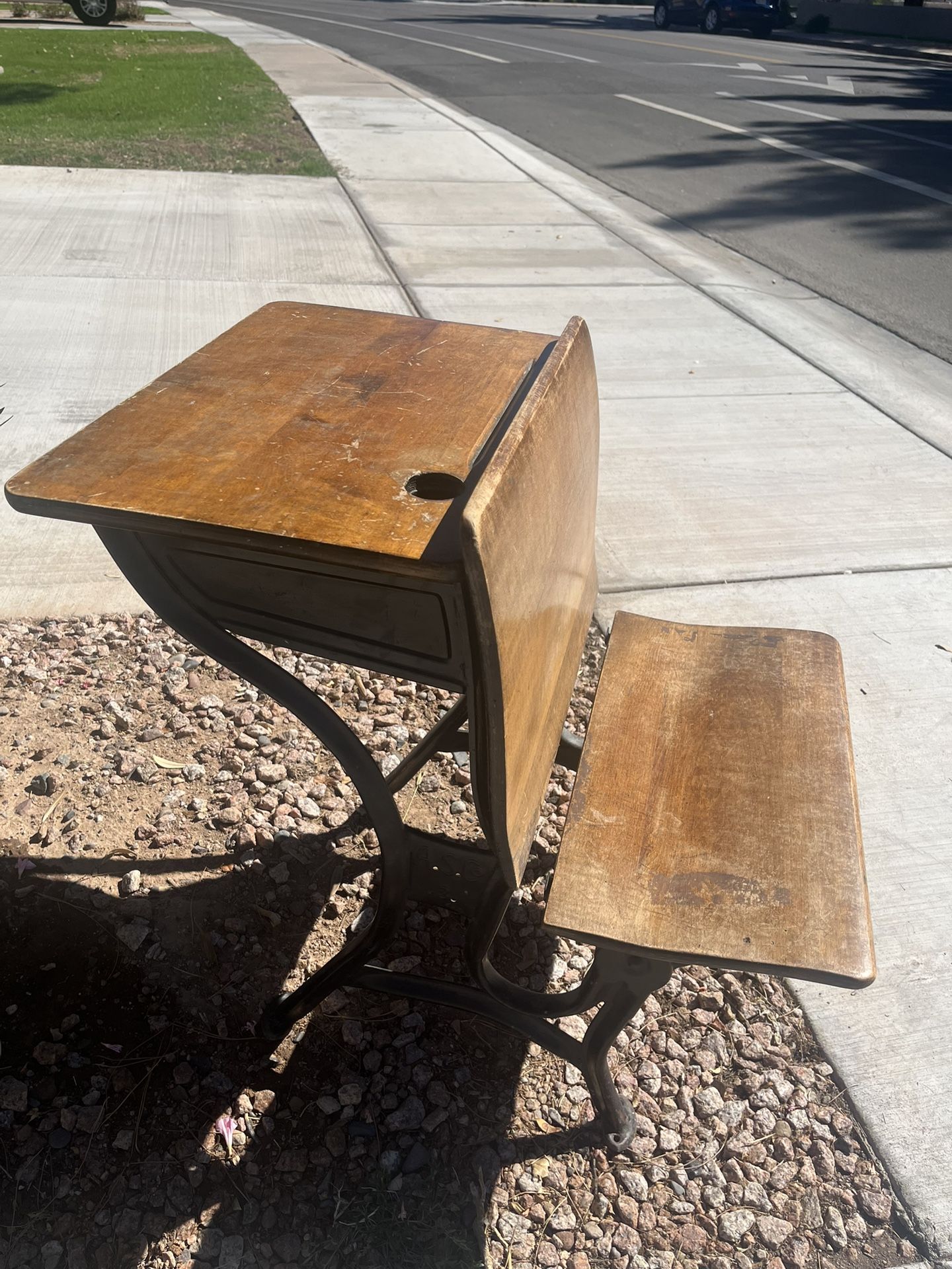 Antique School Desk