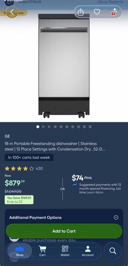 Portable Dishwasher