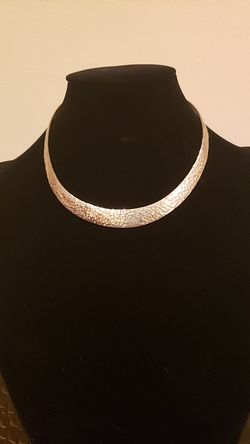 Sterling silver choker