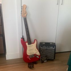 Red Electric Guitar