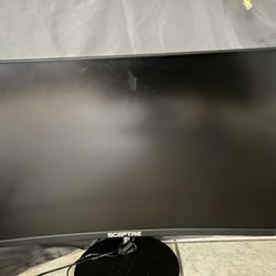 Sceptre Curved Monitor Screen