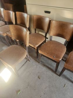 Vintage brown chairs