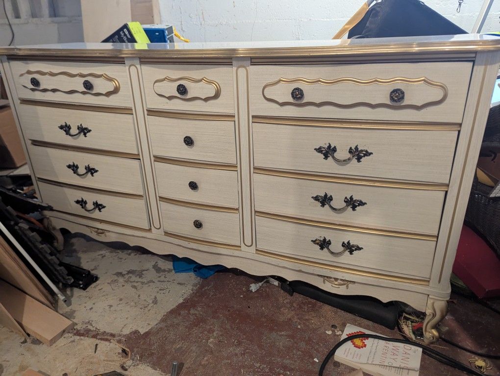 1970s Sears French Provincial Dresser