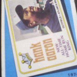 Hank Aaron Card