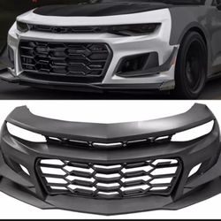 Fits 16-22 Chevrolet Camaro 1LE Style Unpainted Front Bumper Cover Conversion