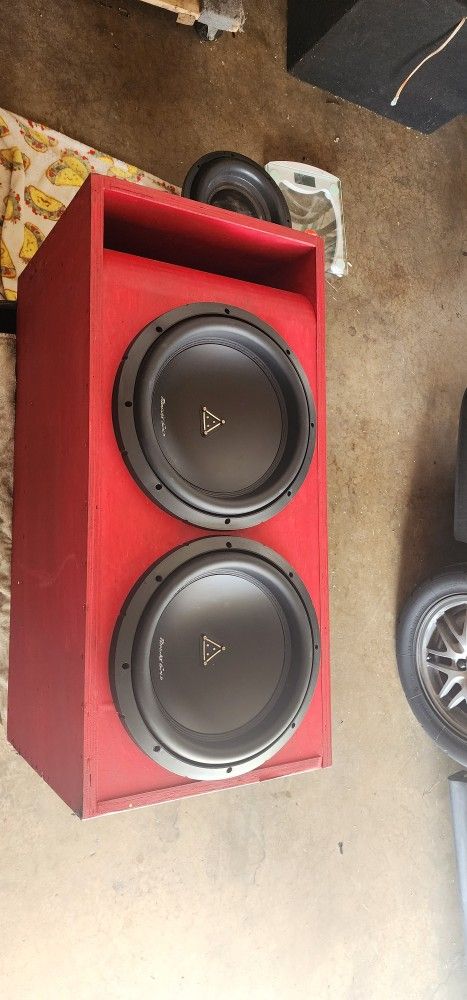 Subwoofers And Box .12" Phenix Gold Elite
