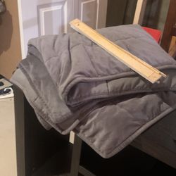 25lb Weighted Blanket  Grey, Soft