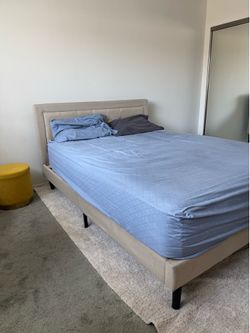 Queen Mattress and Bed Frame