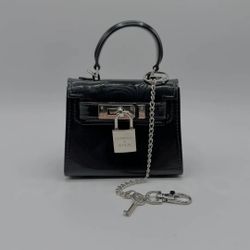Kendall + Kylie Very Small Pocketbook With Lock And Key . Brand New
