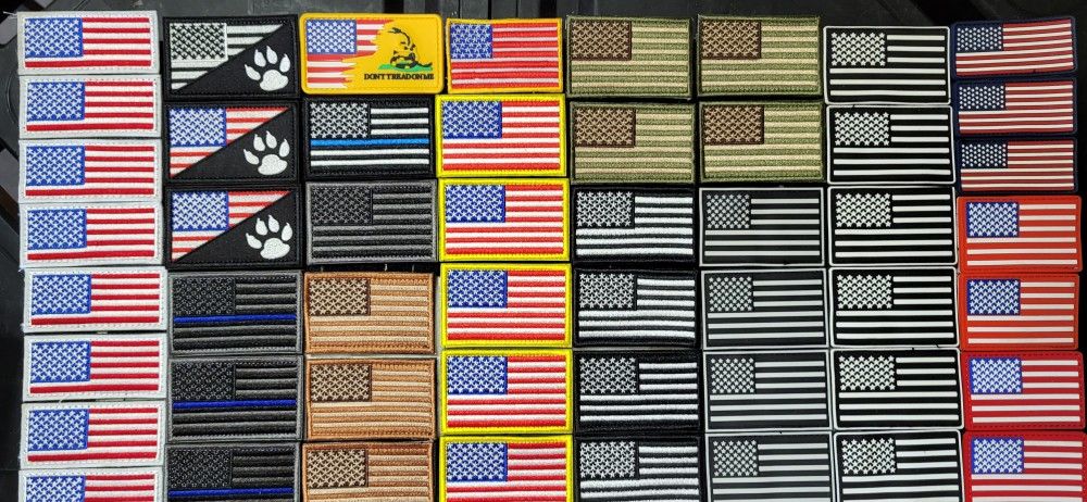 American Flag Patches _ Velcro _ starting at $5 each