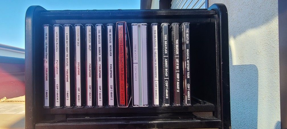 Beatles CD Collection Wooden Box