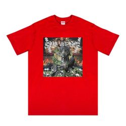 Supreme Dragon Tee Red Large Brand New