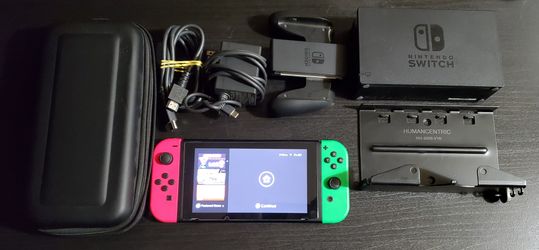 Nintendo Switch With Accessories