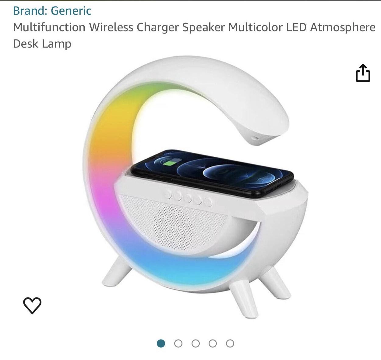 Multifunction Wireless Charger Speaker