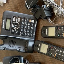5 Phones  With Answer Machine