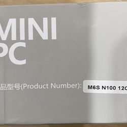 Mini PC  Intel M6S N100 12G Ram Win 11 500GB NVME Drive