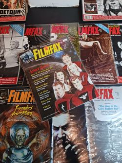 Filmfax Magazines. 69 total. List in photos. Monster Sci-fi