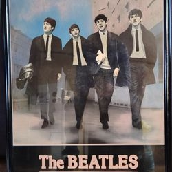 Framed Beatles Poster 