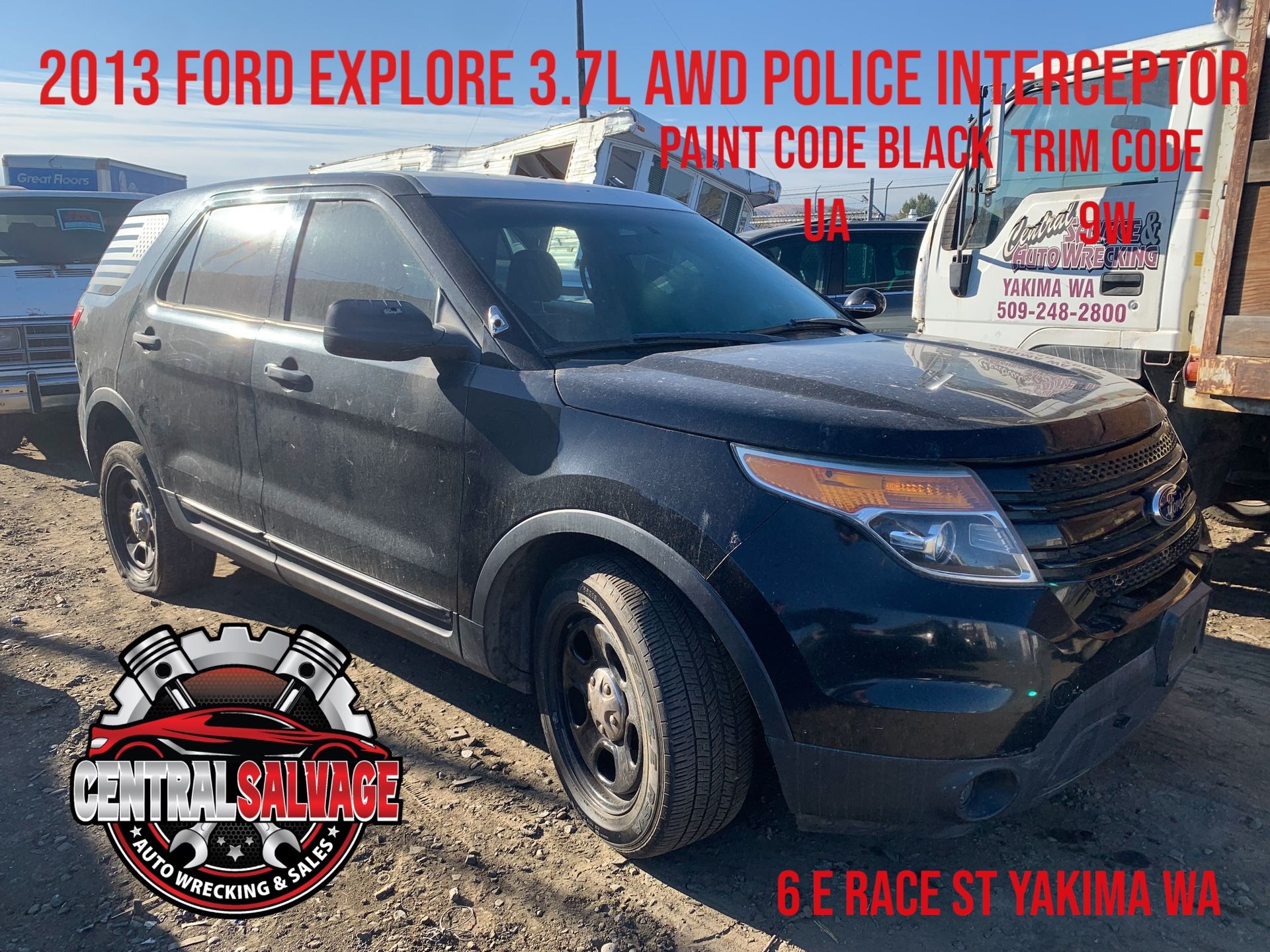 2013 Ford Explorer 3.7L AWD Partout For Parts Only (509) Is Area Code
