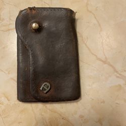 Vintage Etienne Aigner Tri-Fold Leather Keychain Holder