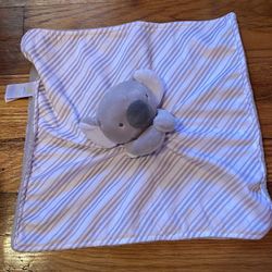 Carters Koala Bear Lovey Gray Stripes Security Baby Blanket Just One You