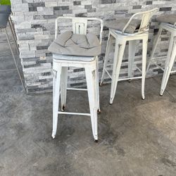 30 Inch Bar Stools With Cushions  8 Stools