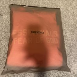 Fear Of God Essentials Coral Oversized Hoodie Size Small 